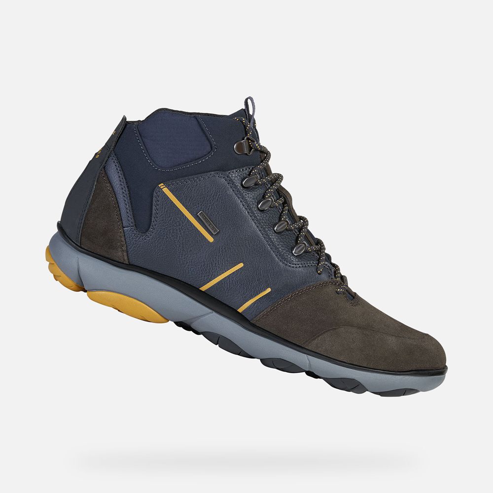 Geox Erkek Bot Lacivert - Nebula 4 X 4 Abx - DFM-436597